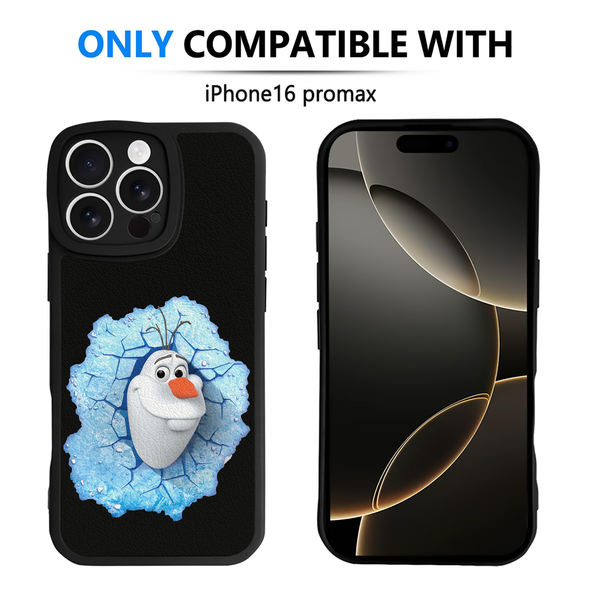 （画像用） アナと雪の女王 アンナ エルサ Frozen Anna Elsa 【iPhone 16シリーズ対応】シリコンスマホケース（レザー調） 材質：シリコン